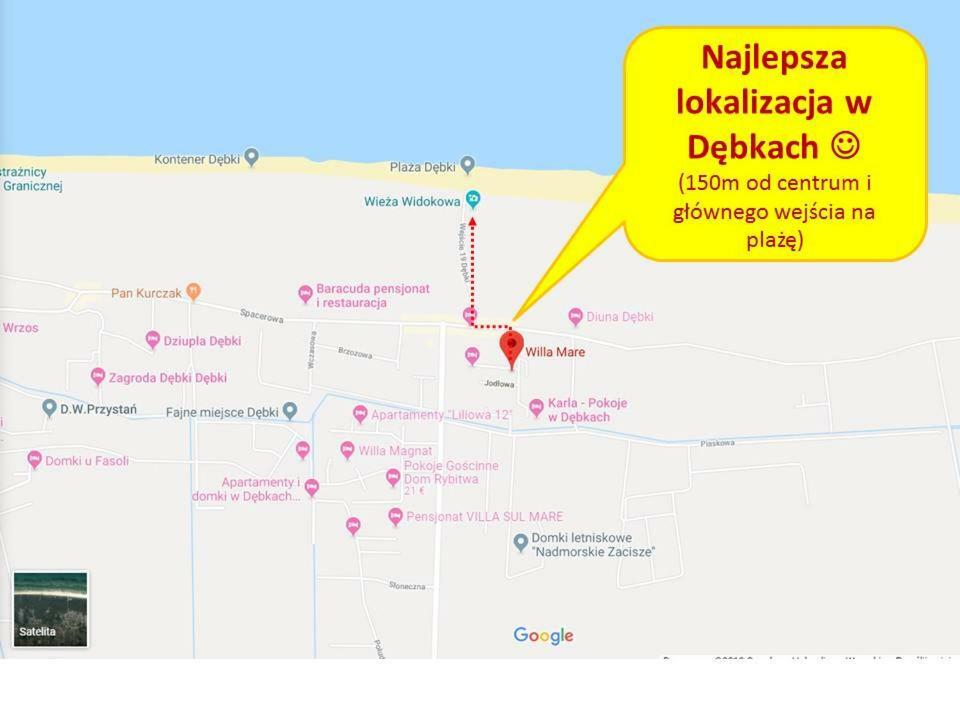 Willa Mare Dębki Exterior foto